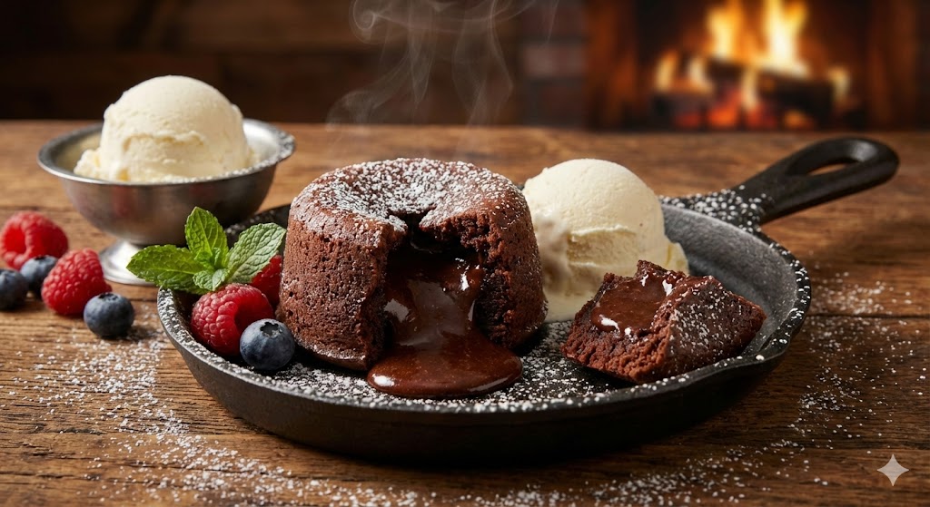 Шоколадный фондан