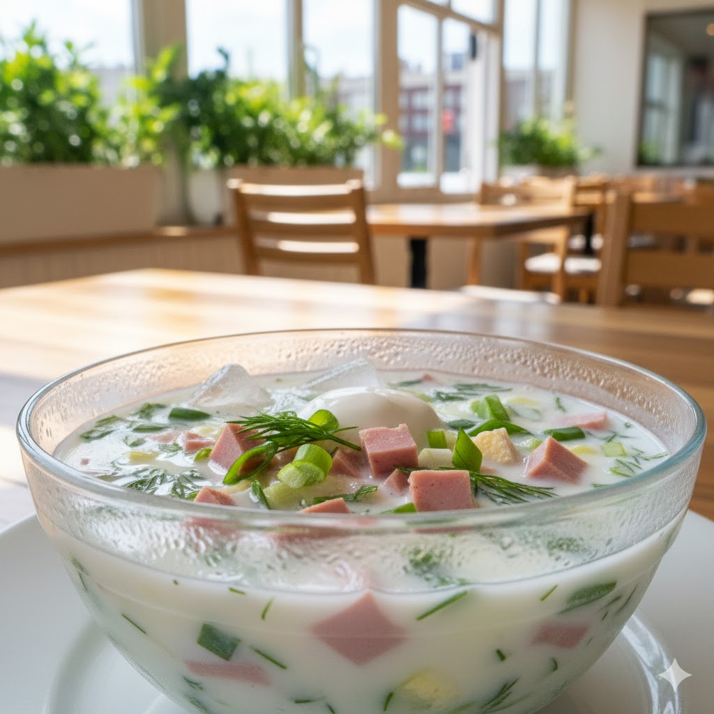 Окрошка на кефире