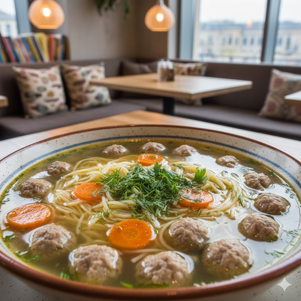 Суп с фрикадельками