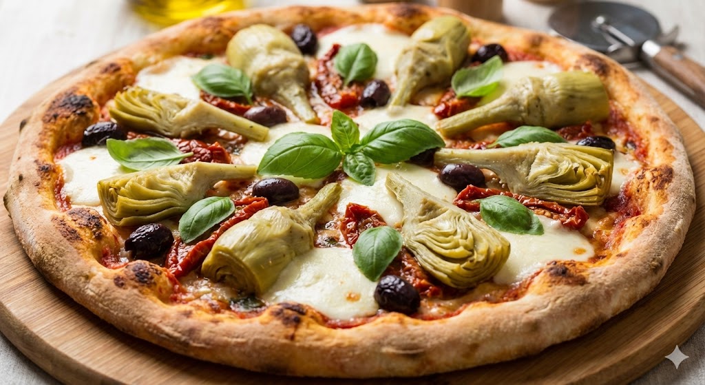 Пицца с артишоками