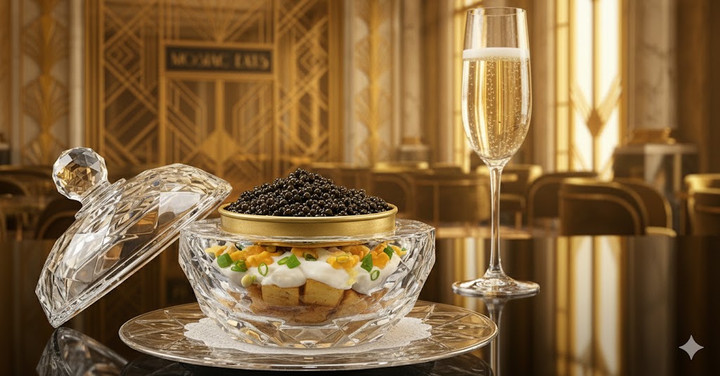 Салат с икрой