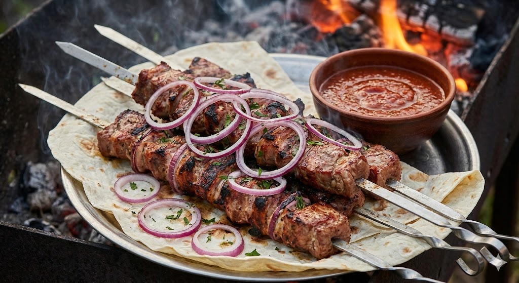 Шашлык из свиной шеи