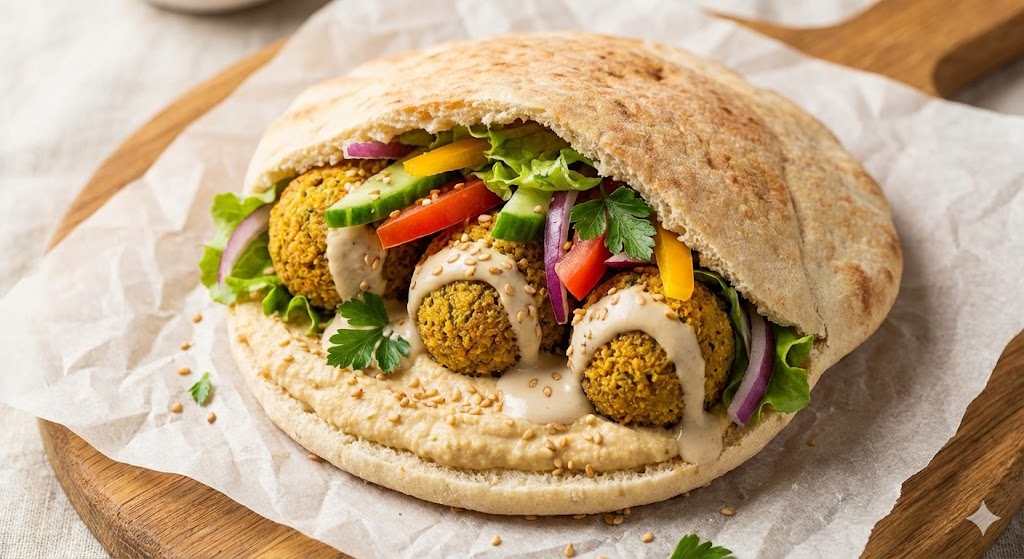 Шаурма с фалафелем