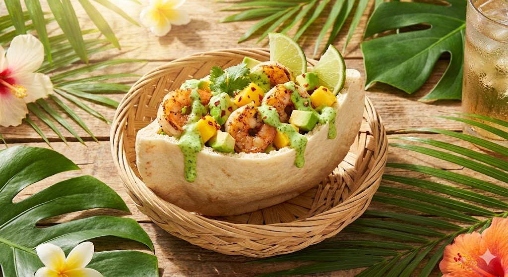 Шаурма с креветками